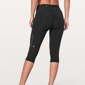 Lululemon speed up crop *mesh legging